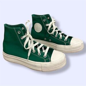 Converse Green High-Top Platform